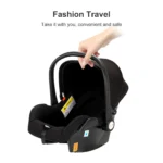 Seats for Newborns Portable Basket with Base Infant Carrier Basket ISOFIX Kids Mother-Kids Light Newborn Multifunctional