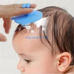 Comb Shampoo Brush Soft Comb Scrubber Hair Washing Brush Silicone Massage Universal Bath Cradle Caps Brush - Image 2