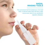 2pcs Portable Pet Plastic Nasal Spray Bottles For Kids Eye Wash Nasal Rinsing Tools Nose Cleaners Infant Care Supplies