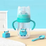 260ml bottle with handle, easy to clean, feeding accessory for children, suitable for various occasions - Image 2