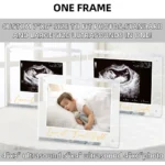 Acrylic Ultrasound Picture Frame, Bright Photo Frame, Sonogram Love at First Sight Keepsake Announcement, Birth Inform - Image 2