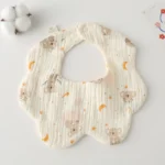 Newborn Bibs Burp Cloths For Girls Boys Infants Cotton Saliva Towel Toddler Feeding Drool Bib Thickened Burp Cloths New - Image 6