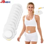 10-50PCS Castor Oil Patches Disposable Castor Oil Belly Button Patch Self-Adhesive Pads for Belly Back Leg Anti Leakage No Wash