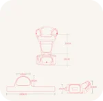 0-48 Months Ergonomic Carrier Backpack With Hip Seat For Newborn Multi-function Infant Sling Wrap Waist Stool Kangaroo - Image 3