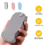 Dead Skin Removing Sponge Pink Magic Bath Sponge Exfoliating Body Massage Cleaning Shower Brushes Bath Tools For Kids Adult - Image 3