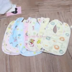 R6FD Bib Waterproof Care Feeding Printing Bibs Towel Multi Color - Image 2