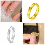 High Quality Simple Round Men Rings Female Rose Gold Color Wedding Rings for Women Lover's Fashion Jewelry Gift - Image 3