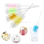 Nylon Bottle Brush 360 Degree Rotation Pacifier Cup Nipple Cleaning Brush - Image 6