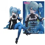 In Stock FuRyu Noodle Stopper Hatsune Miku Flower Fairy -Blue Rose- Ver. PVC 14CM Anime Action Figures Model Collection Toy - Image 5