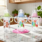 280ml bottle, suitable for water and formula, with handle and lid, easy to hold, unisex feeding bottle - perfect gift - Image 5
