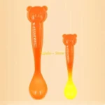 Y4QA Safety Feeding Training Spoon Cutlery Hot Burn Proof Feeding Supplies - Image 3