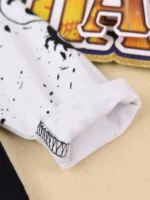 Halloween Newborn Boy Clothes Infant Boy Romper Long-Sleeve Hooded Cotton Letter Print Nightmare Jumpsuit - Image 3