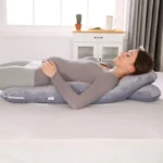 U-shaped pillow for pregnant women, decorative pillow, sleeping massage, pregnancy body, sleep, travel neck - Image 3