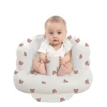 Inflatable Seat for Babies 3-36 Months,Built in Air Pump Children Sofa,Bumbo Seat for Learning to Sit,Feeding,Camping