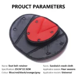 Universal Car Safe Seat Belt Cover Soft Adjustable Triangle Safety Seat Belt Pad Clips Protection for Child Belts amagi - Image 5