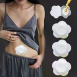 50pcs/Set Replacement Disposable Castor Oil Pack Self-Adhesive Adhesive Navel Stickers Seepage Resistant Belly Button Protectors - Image 2