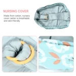 Breastfeeding Cover Nursing Blanket Newborn Carrier Feeding Cover Thickened Strap Comfortable Toddler Carrier Sunlight Wind - Image 4