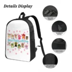 Proud Furby Collector Backpack Student Boys Girls BookBag School Bag Computer Shoulder Bags 3ps Insulated Lunch Bag Pencil Case - Image 3