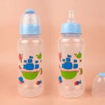 bottle, PP material, without handle, standard mouth and cute pattern, lovely style for baby - Image 2