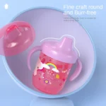 Infant Spill Anti-choking Duckbill Cup with Handles and Lids special Learning Drinking Cup With Dustproof Cover for Toddler - Image 5