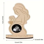 Wood Ultrasound Photo Frame Pregnancy Announcement Picture Display Frames Creative Desktop Decoration Couple Love Gift - Image 6