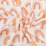 Elinfant 5PCS Bamboo Cotton Muslin Bibs 60x60cm Soft Drool Bibs Comfortable Scarf Burp Cloth - Image 4