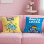 Kwaii Anime B-Bugcat CapooS Pillow Case Safe Custom Photo Pillow, Anti-fade Brushed Fleece Cushion, Maternal & Infant Safe. - Image 2