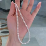 3-4mm AAAA Rare Natural Freshwater Small NearRound Pearl Isolated Bead Women Gift Jewelry Make DIY Bracelet Women Necklace