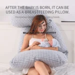 Most Comfort Oblong Pregnancy Body Pillows Back Support Hips Legs Belly Side Sleeping U-Shaped Pillow - Image 3