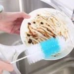 Nylon Bottle Brush 360 Degree Rotation Pacifier Cup Nipple Cleaning Brush - Image 4