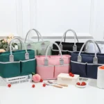 Thermal Insulation Lunch Bag Large Capacity Multifunctional Handbag Outdoor Picnic Thermos Diaper Bottle Storage Mummy Bags - Image 3