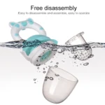 Silicone Fresh Food Nibbler Feeder Kids boy girl Fruit Nipples Feeding Safe Infant Supplies Nipple soother Bottles - Image 5