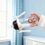 New 0-36 months PP bottle 280ml with handle Breastmilk-like design Soft milk pulling - Image 6