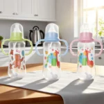 280ml bottle, suitable for water and formula, with handle and lid, easy to hold, unisex feeding bottle - perfect gift