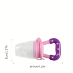 Feeding Spoon Fruit Grinding Pacifier Complementary Bites Silicone Mesh Feeding Tableware - Image 2