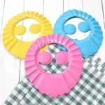 Q22D Shower Cap Bathing Cap Bath for Head Cap Visor for Washing Hair Adjustable Safe Shampoo Shower Bathing for Bath - Image 3