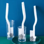 Clean Narrow Brush Long Handle Fish Tank Straw Milk Bottle Gap Glass Tube Cleaning Brush Home Kitchen Washing Tools