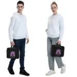 In October We Wear Pink And Blue Pregnancy Infant Loss Boho Crossbody Laptop Bag Case Computer Bag 13 14 15.6 Inch NotebookPouch - Image 2