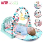 Fitness Stand Music Play Gym Activity Toys Newborn Piano Crawling Blanket Pedal Game Pad Early Education 0-36 Months Gifts