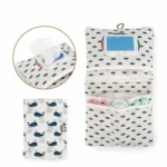 Cartoon Pattern Diapers Storage Pouch Portable Multi-Compartment Toiletry Organizers Large Capacity Reusable - Image 4