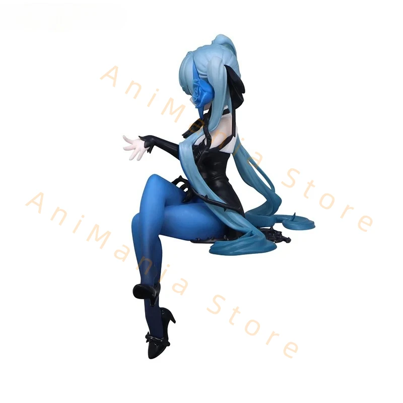 kf-S7ab27c165fae47f7bc92a9b560672001A In Stock FuRyu Noodle Stopper Hatsune Miku Flower Fairy -Blue Rose- Ver. PVC 14CM Anime Action Figures Model Collection Toy - Image 1