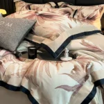 High-end Class A 200S Thickened Cotton Brushed 4pcs Maternal and Infant Grade 100% Cotton Quilt Covers Light Luxury Bedding Set - Image 2