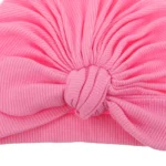 1Set Newborn Protective Set Hat Mittens Socks Soft Cotton Warm Antiscratch Comfort Infant Daily Wear Turban Hat - Image 4