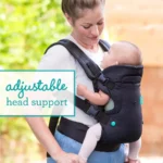 Infantino Flip 4in1 Convertible Carrier Adjustable Ergonomic Babywearing Registry ential Carrier for Newborn to Toddl - Image 5