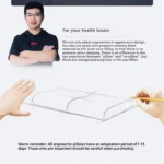 Memory Foam Low Soft Pillow Neck Spine Protection Thin Pillow for Children Teenager Adult Pregnant Health Care Pillow - Image 4