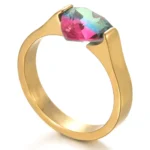 Heart Rings for Women Wedding Engagement Bridal Jewelry Cubic Zirconia Stone Elegant Ring Accessories - Image 5