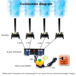 Creative Celebration Babyshower Gender Reveal Ideas Vibrant Colors Smoke Bombs Hine for Gender Reveal, Shower 1st Birth - Image 3