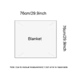 100% Cotton 4pcs/pack Receiving Blanket Newborn 76x76cm Bedsheet Supersoft Blanket Swaddle - Image 2