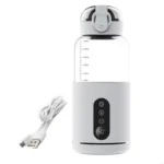 Essential Travel Bottle Warmer Cordless & USB Rechargeable Milk Bottle Warmer Fast & Safe Warming Upgrades L8RB - Image 4