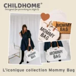 The Original Mommy Bag, Large Diaper Tote Bag, Mommy Hospital Bag, Mommy Travel Bag, Teddy White - Image 3